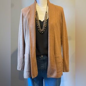 J Crew - Camel “Chelsea” Sweater Blazer, S